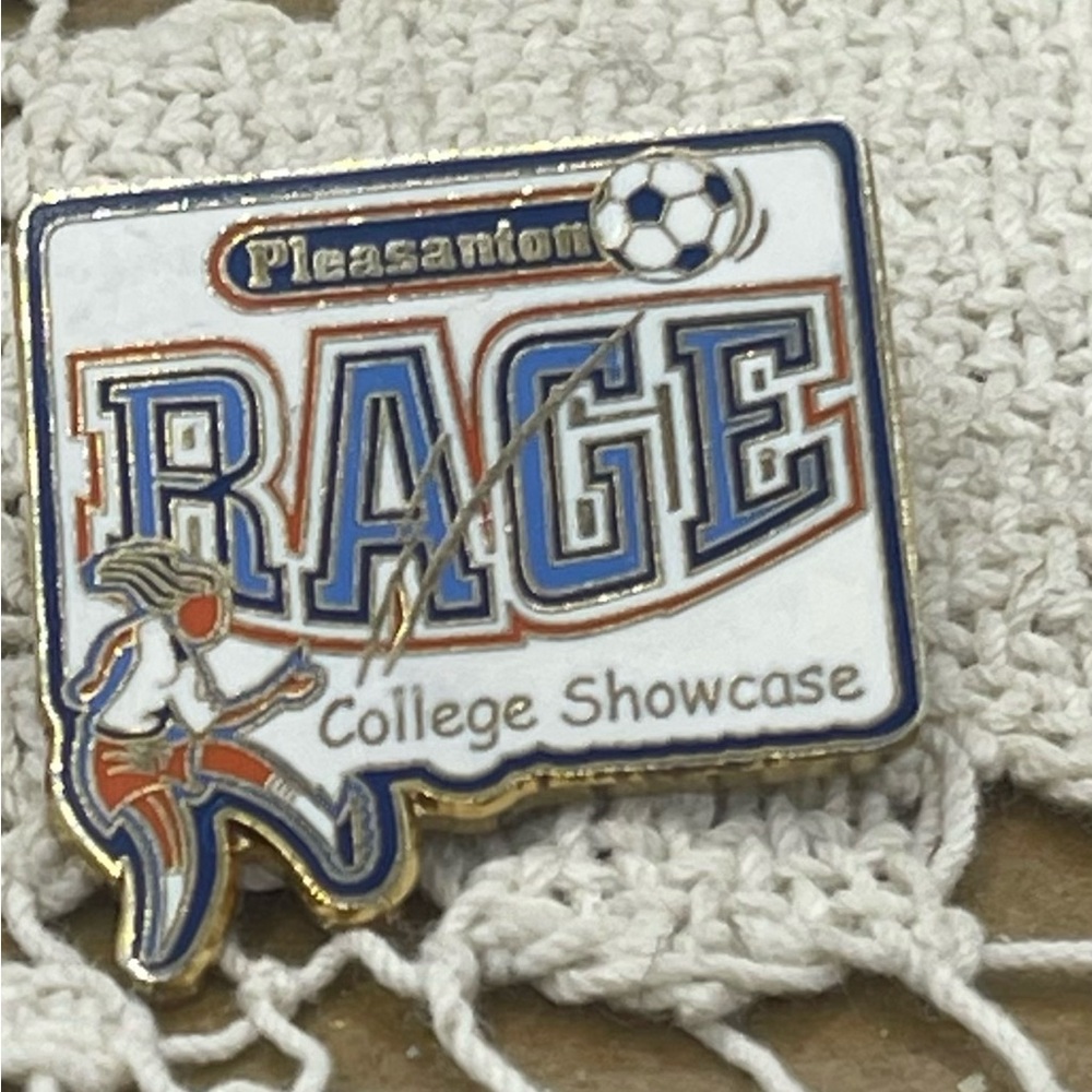 Pleasanton Rage College Showcase Pin - Picture 1 of 4